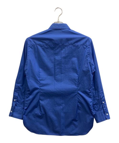 LOEFF（ロエフ）LOEFF (ロエフ) コットンブロードレギュラーカラーシャツ ブルーの古着・服飾アイテム