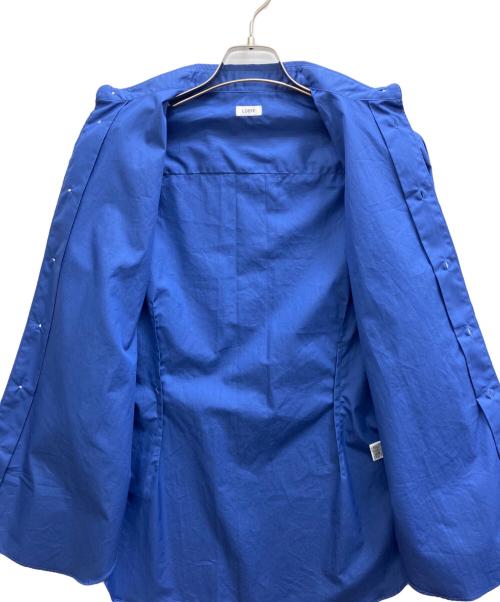 LOEFF（ロエフ）LOEFF (ロエフ) コットンブロードレギュラーカラーシャツ ブルーの古着・服飾アイテム