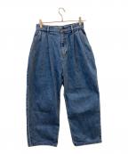 MYLANマイラン）の古着「デニムパンツ　Denim Two Tack Pants Bleach」｜ブルー