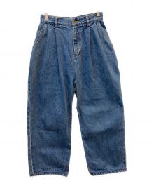 MYLAN（マイラン）の古着「デニムパンツ　Denim Two Tack Pants Bleach」｜ブルー