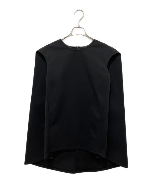LE PHIL（ル フィル）LE PHIL (ル フィル) ハイストレッチダンボールプルオーバー ブラック サイズ:FREEの古着・服飾アイテム