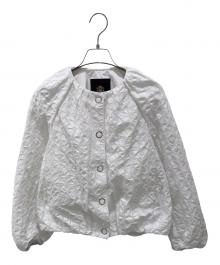 DRAWER（ドゥロワー）の古着「カジュアルジャケット」｜ホワイト