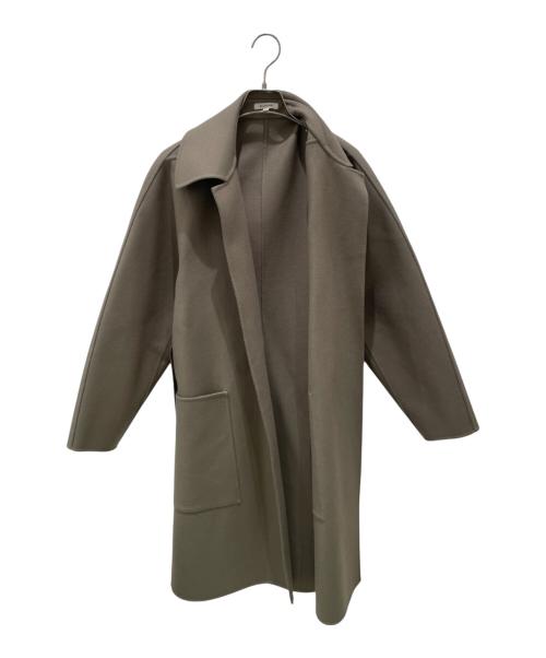 BLAMINK（ブラミンク）BLAMINK (ブラミンク) ウールダブルフェイスステンカラーコート オリーブ サイズ:36の古着・服飾アイテム