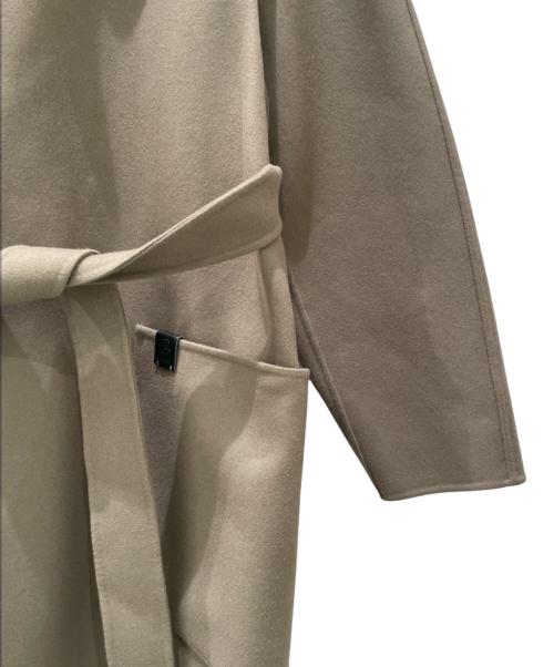 BLAMINK（ブラミンク）BLAMINK (ブラミンク) ウールダブルフェイスステンカラーコート オリーブ サイズ:36の古着・服飾アイテム