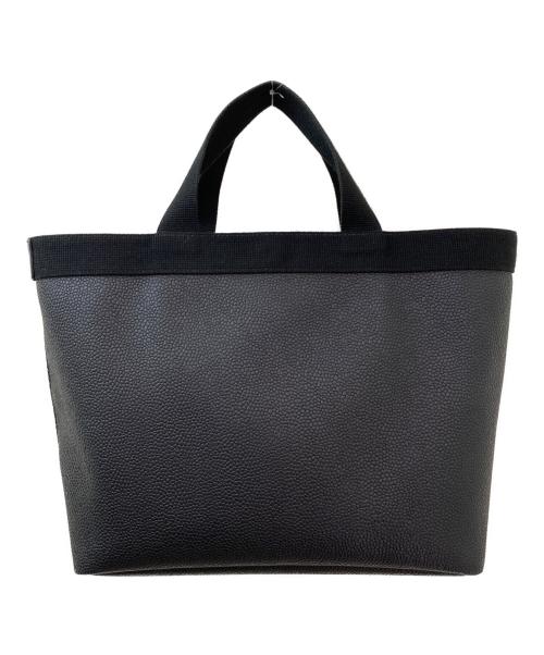 Herve Chapelier（エルベシャプリエ）Herve Chapelier (エルベシャプリエ) レザートートバッグ ブラックの古着・服飾アイテム