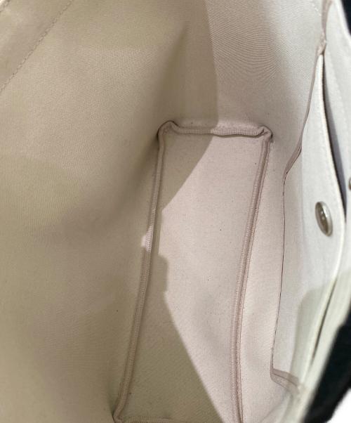Herve Chapelier（エルベシャプリエ）Herve Chapelier (エルベシャプリエ) レザートートバッグ ブラックの古着・服飾アイテム