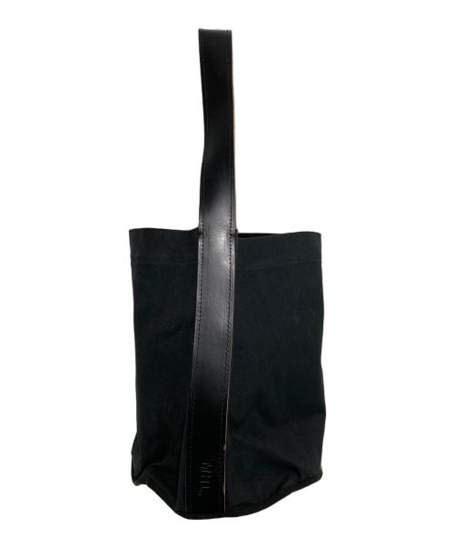 MHL（マーガレットハウエル）MHL (マーガレットハウエル) バケツ型トートバッグ ブラックの古着・服飾アイテム