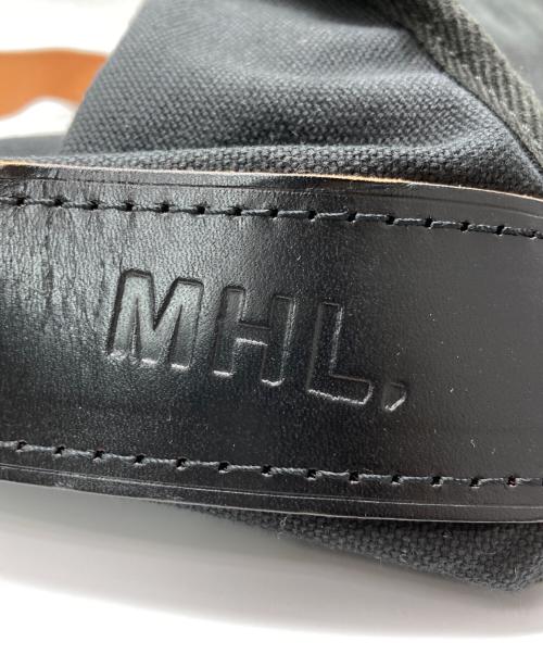 MHL（マーガレットハウエル）MHL (マーガレットハウエル) バケツ型トートバッグ ブラックの古着・服飾アイテム