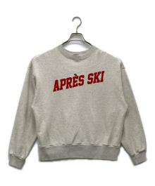 THE SHINZONE（ザ シンゾーン）の古着「APRES SKI スウェット シャツ」｜ライトグレー