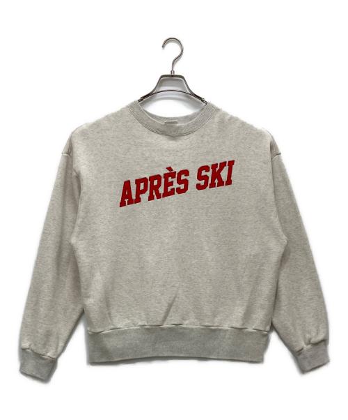 THE SHINZONE（ザ シンゾーン）THE SHINZONE (ザ シンゾーン) APRES SKI スウェット シャツ ライトグレー サイズ:Freeの古着・服飾アイテム