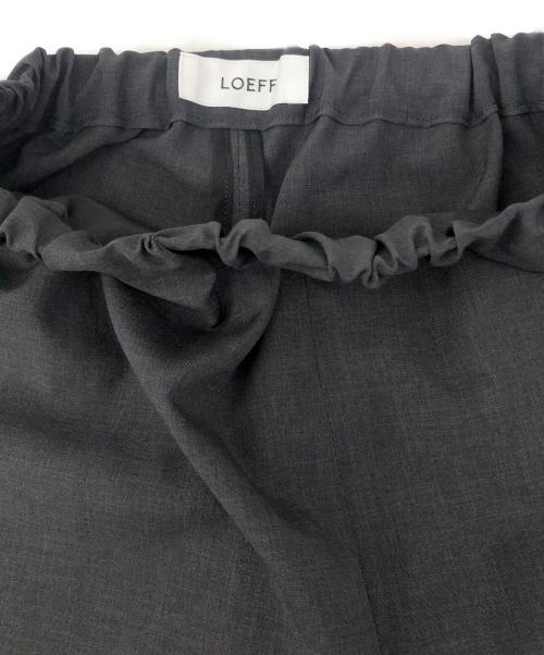 LOEFF（ロエフ）LOEFF (ロエフ) ワイドパンツ　イセタンサローネ別注 グレーの古着・服飾アイテム