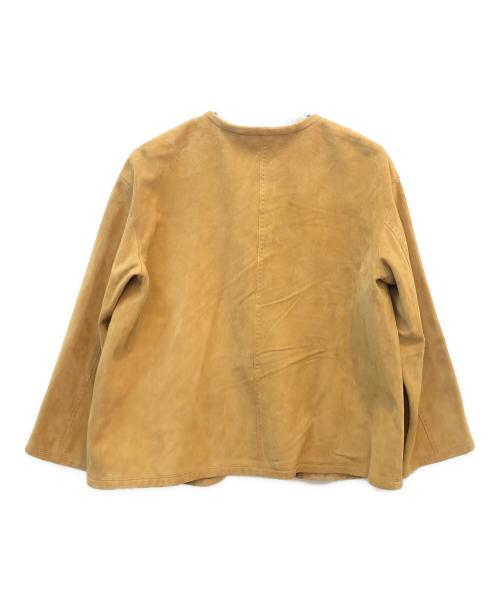 IENA LA BOUCLE（イエナ ラ ブークル）IENA LA BOUCLE (イエナ ラ ブークル) レザーストリングブルゾン　25011914101010 キャメル サイズ: Freeの古着・服飾アイテム