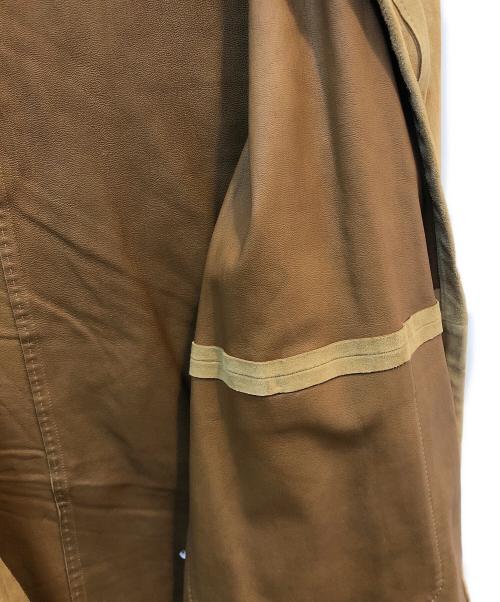 IENA LA BOUCLE（イエナ ラ ブークル）IENA LA BOUCLE (イエナ ラ ブークル) レザーストリングブルゾン　25011914101010 キャメル サイズ: Freeの古着・服飾アイテム