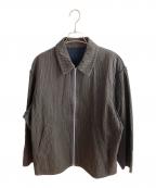 COMME des GARCONS HOMMEコムデギャルソン オム）の古着「リバーシブルジャケット」｜グレー×ネイビー