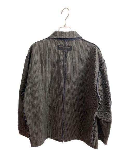 COMME des GARCONS HOMME（コムデギャルソン オム）COMME des GARCONS HOMME (コムデギャルソン オム) リバーシブルジャケット グレー×ネイビー サイズ:Ｍの古着・服飾アイテム