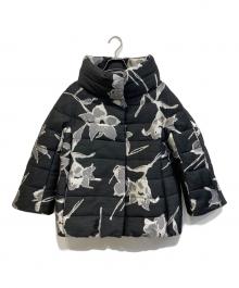 HERNO（ヘルノ）の古着「Floral patterned ダウンジャケット」｜ブラック