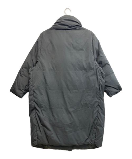 mizuiro-ind（ミズイロインド）mizuiro-ind (ミズイロインド) ドレープライトダウンコート グレー サイズ:FREEの古着・服飾アイテム