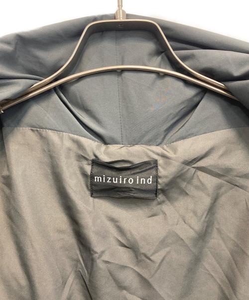 mizuiro-ind（ミズイロインド）mizuiro-ind (ミズイロインド) ドレープライトダウンコート グレー サイズ:FREEの古着・服飾アイテム