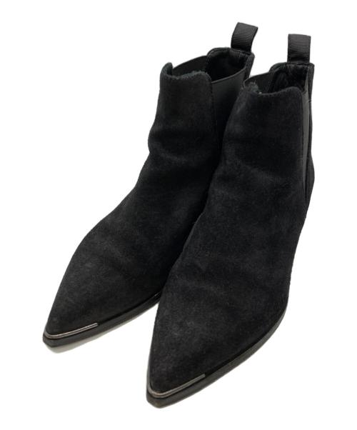 Acne studios（アクネ ストゥディオズ）ACNE STUDIOS (アクネ ストゥディオズ) スウェードショートブーツ ブラック サイズ:35の古着・服飾アイテム