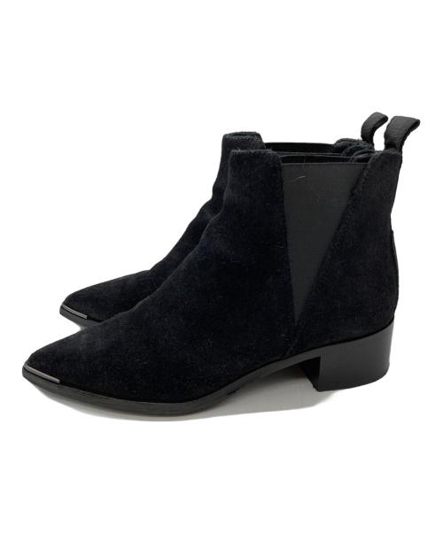 Acne studios（アクネ ストゥディオズ）ACNE STUDIOS (アクネ ストゥディオズ) スウェードショートブーツ ブラック サイズ:35の古着・服飾アイテム