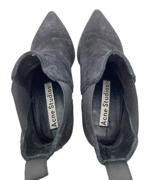 Acne studios（アクネ ストゥディオズ）ACNE STUDIOS (アクネ ストゥディオズ) スウェードショートブーツ ブラック サイズ:35の古着・服飾アイテム