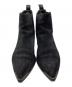 ACNE STUDIOS (アクネ ストゥディオズ) スウェードショートブーツ ブラック サイズ:35：14000円