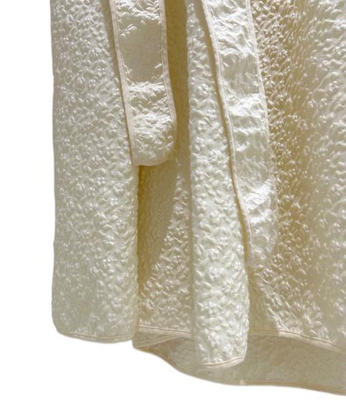 CECILIE BAHNSEN（セシリーバンセン）CECILIE BAHNSEN (セシリーバンセン) Floral Jacquard Blouse/フラワージャガードブラウス ホワイト サイズ:UK6/US2の古着・服飾アイテム