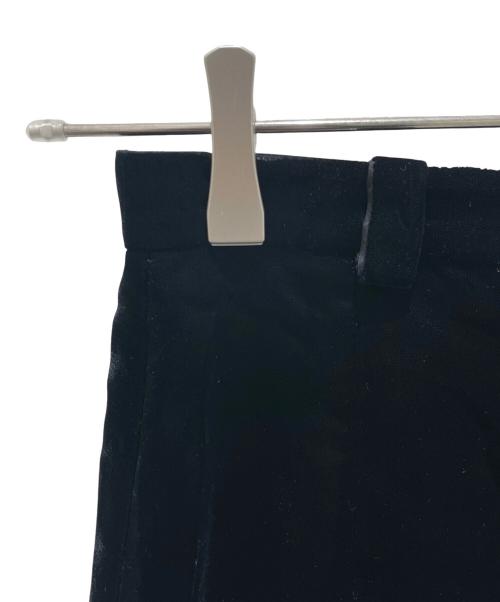 CHANEL（シャネル）CHANEL (シャネル) ベルベットスカート ブラック サイズ:34の古着・服飾アイテム