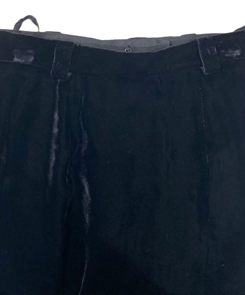 CHANEL（シャネル）CHANEL (シャネル) ベルベットスカート ブラック サイズ:34の古着・服飾アイテム