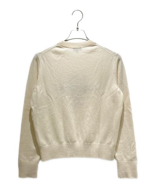CHANEL（シャネル）CHANEL (シャネル) LA PAUSA/ラ パウザ カシミヤクルーネックニット アイボリー サイズ:36の古着・服飾アイテム