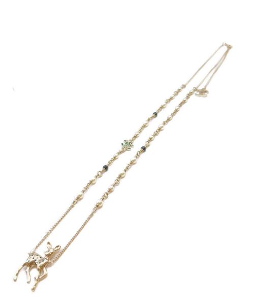 CHANEL（シャネル）CHANEL (シャネル) Bambi-motif CC logo necklace/バンビモチーフココマークネックレス/G26Cの古着・服飾アイテム