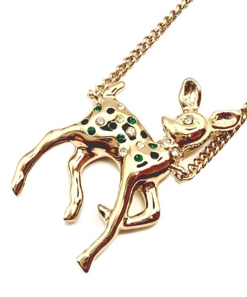 CHANEL（シャネル）CHANEL (シャネル) Bambi-motif CC logo necklace/バンビモチーフココマークネックレス/G26Cの古着・服飾アイテム