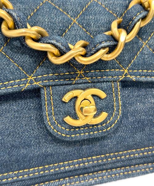 CHANEL（シャネル）CHANEL (シャネル) ココマークデニムチェーンショルダーバッグ インディゴの古着・服飾アイテム
