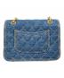 CHANEL (シャネル) ココマークデニムチェーンショルダーバッグ インディゴ：700000円