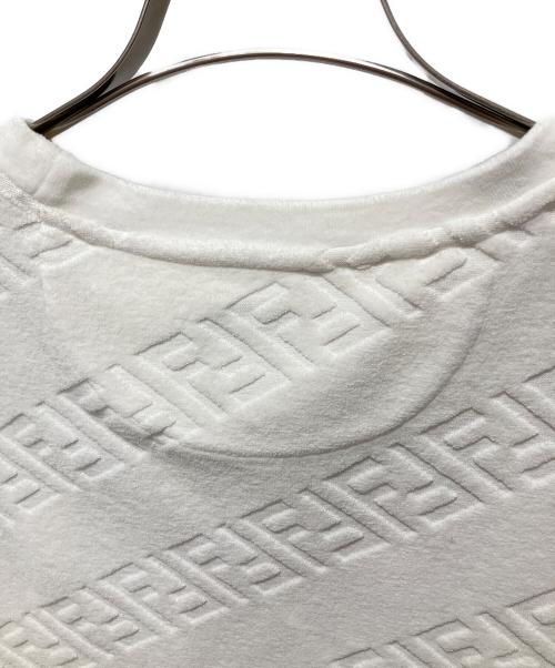 FENDI（フェンディ）FENDI (フェンディ) ズッカ柄スウェット ホワイト サイズ:Sの古着・服飾アイテム