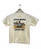 A BATHING APE×STAR WARSアベイシングエイプ×スターウォーズ）の古着「プリントTシャツ」｜ホワイト