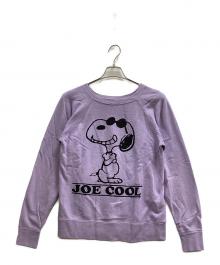 Vintage PEANUTS（ヴィンテージピーナッツ）の古着「ラグランスウェット」｜パープル