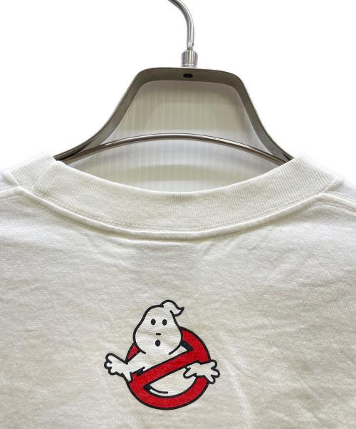 A BATHING APE（アベイシングエイプ）A BATHING APE (アベイシングエイプ) Ghostbusters (ゴーストバスターズ) プリントTシャツ ホワイト サイズ:Sの古着・服飾アイテム