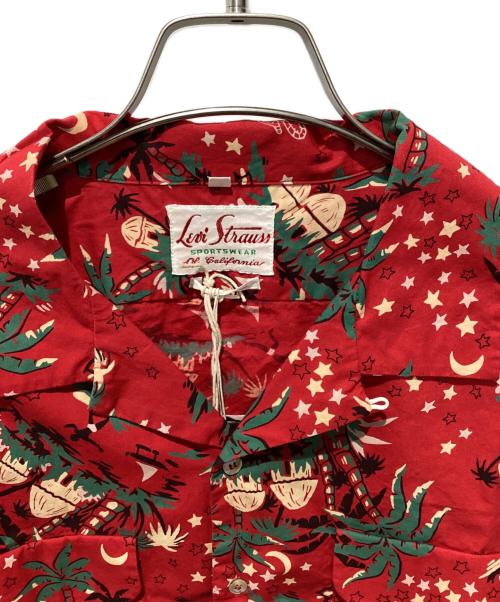 LEVI'S VINTAGE CLOTHING（リーバイス ビンテージ クロージング）LEVI'S VINTAGE CLOTHING (リーバイス ビンテージ クロージング) 1950'S ハワイアンシャツ レッド サイズ:Sの古着・服飾アイテム