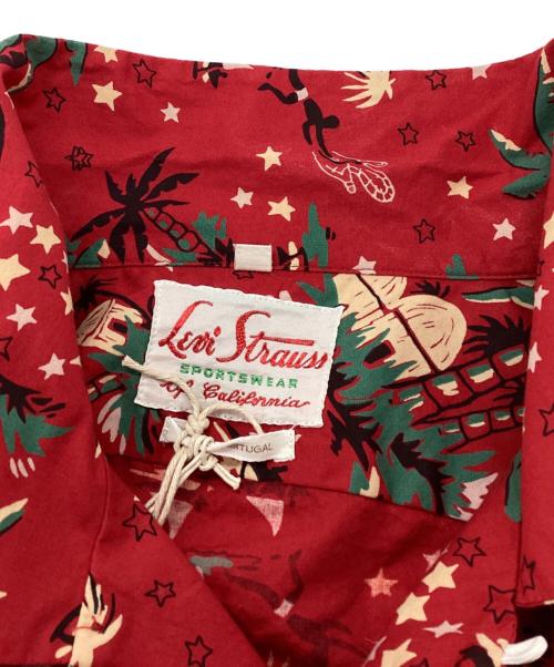 LEVI'S VINTAGE CLOTHING（リーバイス ビンテージ クロージング）LEVI'S VINTAGE CLOTHING (リーバイス ビンテージ クロージング) 1950'S ハワイアンシャツ レッド サイズ:Sの古着・服飾アイテム