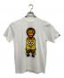 A BATHING APE（アベイシングエイプ）の古着「スポンジボブ プリントTシャツ」｜ホワイト