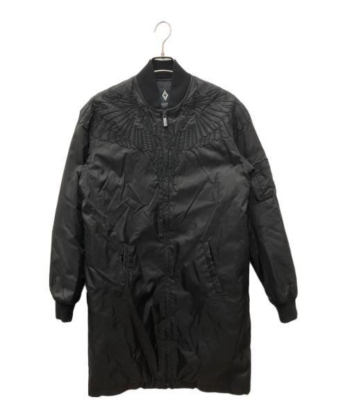MARCELO BURLON（マルセロバーロン）MARCELO BURLON (マルセロバーロン) ジップアップコート ブラック サイズ:44の古着・服飾アイテム