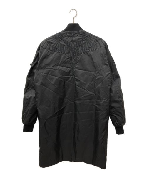 MARCELO BURLON（マルセロバーロン）MARCELO BURLON (マルセロバーロン) ジップアップコート ブラック サイズ:44の古着・服飾アイテム