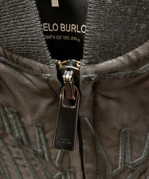 MARCELO BURLON（マルセロバーロン）MARCELO BURLON (マルセロバーロン) ジップアップコート ブラック サイズ:44の古着・服飾アイテム