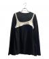 MM6 Maison Margiela（エムエムシックスメゾンマルジェラ）の古着「ビスチェレイヤードカットソー」｜ブラック