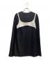 MM6 Maison Margiela (エムエムシックスメゾンマルジェラ) ビスチェレイヤードカットソー ブラック サイズ:S：15000円