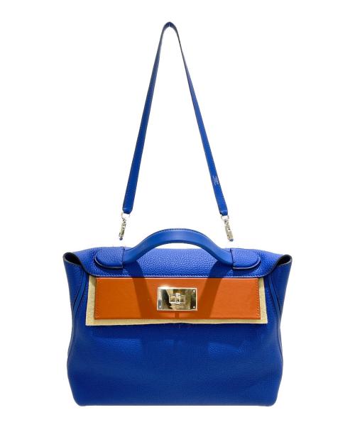 HERMES（エルメス）HERMES (エルメス) 24/24 ヴァンキャトル29/Vingt Quastre/シルバー金具 ブルーフランス/チャイ/SV金具の古着・服飾アイテム