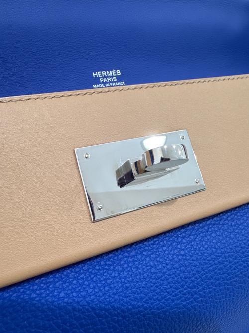 HERMES（エルメス）HERMES (エルメス) 24/24 ヴァンキャトル29/Vingt Quastre/シルバー金具 ブルーフランス/チャイ/SV金具の古着・服飾アイテム