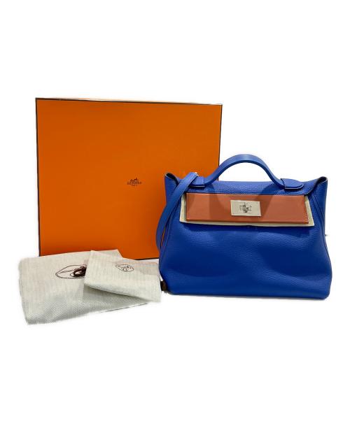 HERMES（エルメス）HERMES (エルメス) 24/24 ヴァンキャトル29/Vingt Quastre/シルバー金具 ブルーフランス/チャイ/SV金具の古着・服飾アイテム