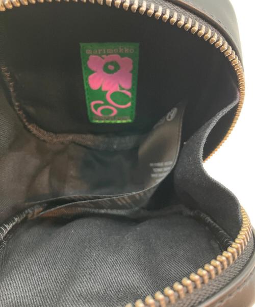 marimekko（マリメッコ）marimekko (マリメッコ) ポーチ　Unikko / Nano Gratha shoulder bag ブラック サイズ:ONE　SIZE 未使用品の古着・服飾アイテム